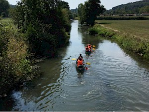 Bild Auf dem Wasser geht`s zum THW