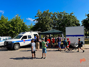 Bild Blaulichttag an der GMS Vilseck