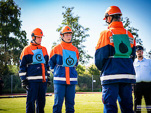 Bild GJF Vilseck tritt mit Gruppe und Staffel zur Abnahme an