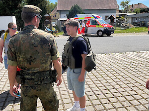 Bild Blaulichtmeile "10 Jahre GJF Vilseck"
